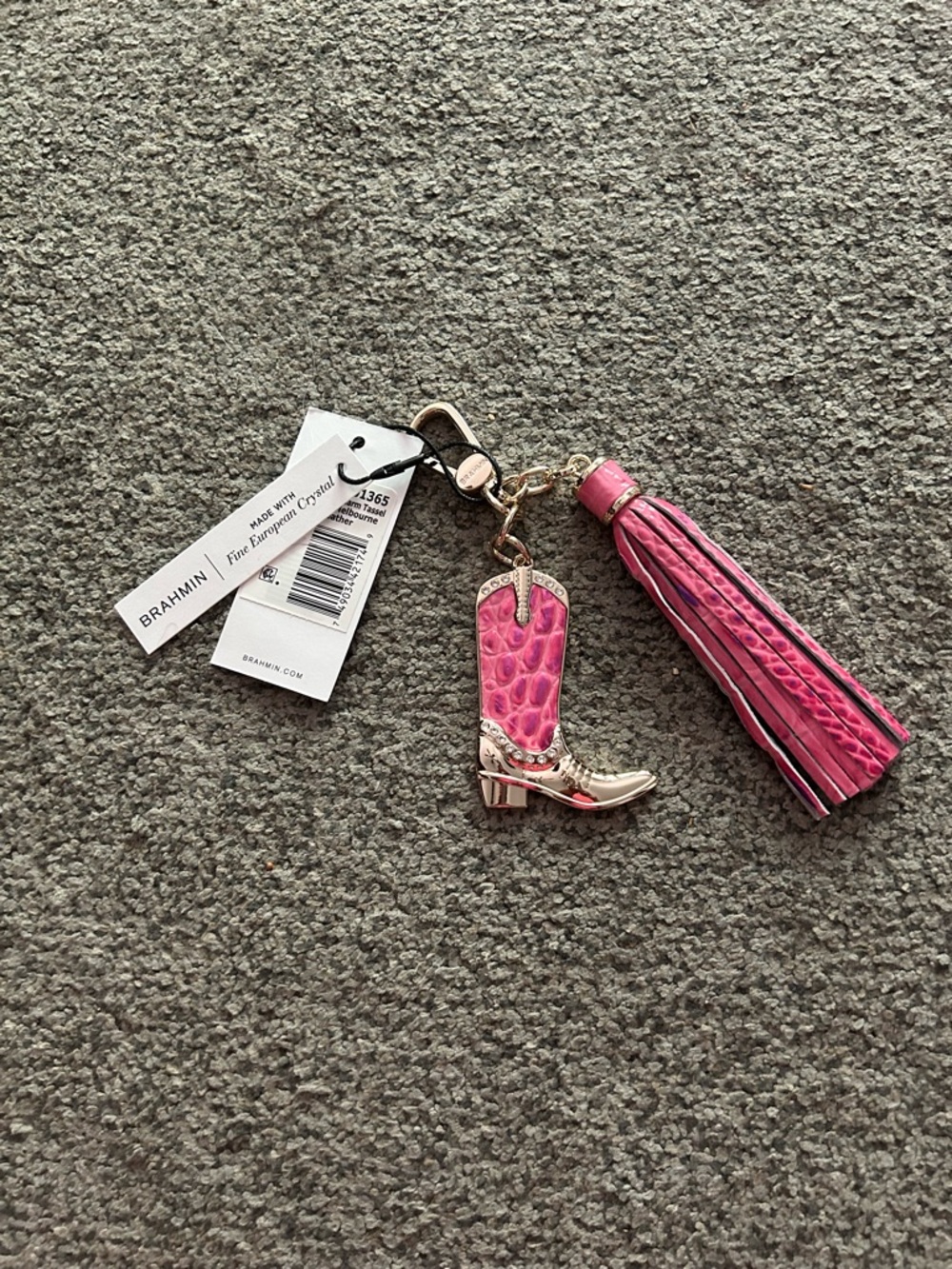Brahmin Cowboy Boot Charm Tassel VHTF